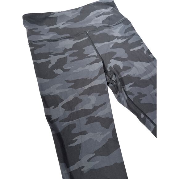 Athleta Elation‎ High Rise Camo 7/8 Tight Black Gray Size Small - Picture 5 of 9